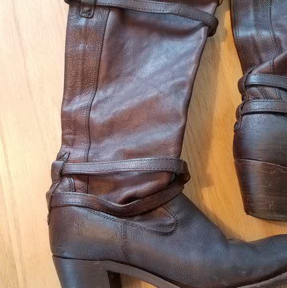 Frye Jane Strappy Tall Boot - Picture 4 of 5